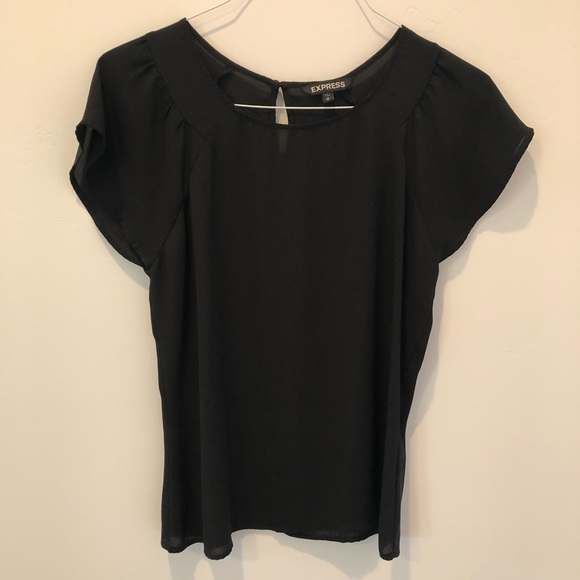 Express Black Shirt Sz Medium - Picture 1 of 4